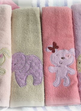 baby embroidered towels