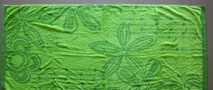 velour jacquard beach towel