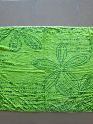velour jacquard beach towel